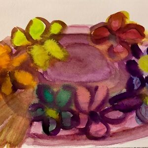Colorful Floral Abstract Art